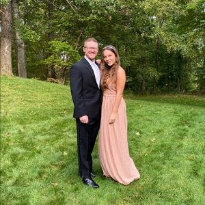 Beautiful Rose Gold Glitter Dress✨